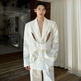 Men's Luxury Cutout Suit Set